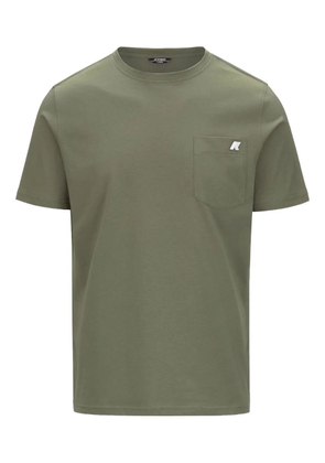 K-Way patch-pocket cotton T-shirt - Green