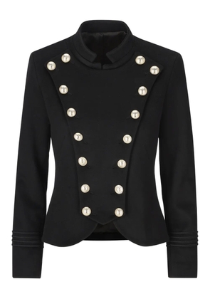IL TABARRO buttoned fitted jacket - Black