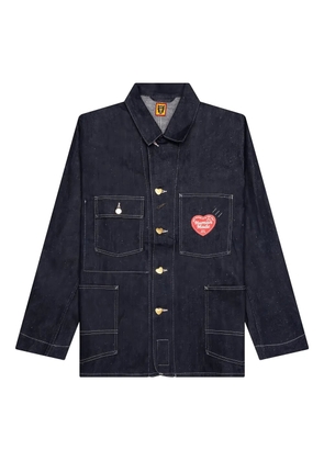 Human Made heart-patch denim jacket - Blue