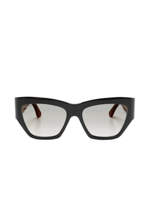 Cartier Eyewear logo-embossed cat-eye sunglasses - Black