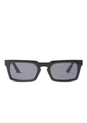 Clean Waves rectangle-frame sunglasses - Black