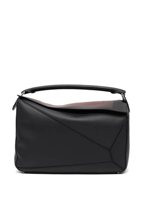 LOEWE puzzle panel shoulder bag - Black