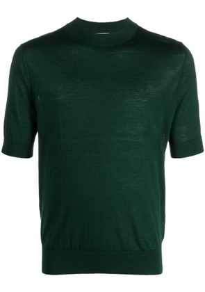 Ballantyne fine-knit wool T-shirt - Green