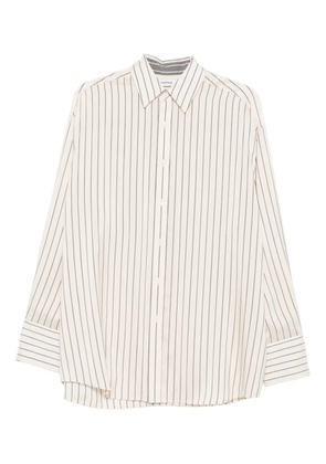 Carven striped silk shirt - Grey