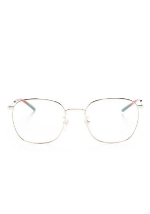 Gucci Eyewear square-frame glasses - Gold