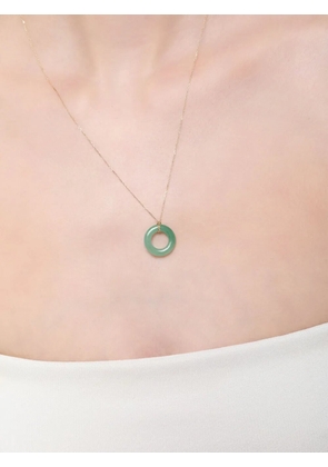 Mateo 14K yellow gold Donut jade necklace