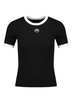 Marine Serre moon-logo T-shirt - Black