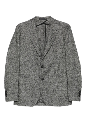Tagliatore textured two-button blazer - Black