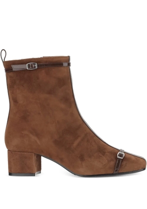 Carel Paris 40mm Start suede boots - Brown