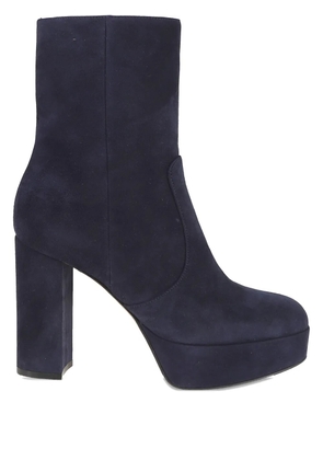 Gianvito Rossi platform heeled boots - Blue