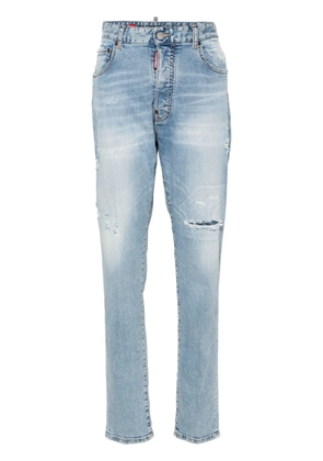 DSQUARED2 642 tapered-leg jeans - Blue