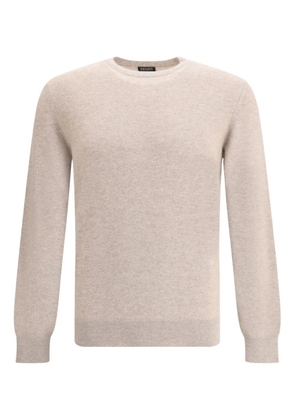 Zegna crew-neck sweater - Neutrals