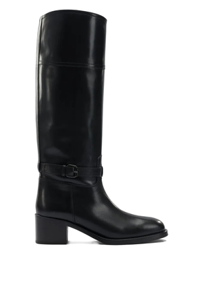 Maretto buckle strap boots - Black