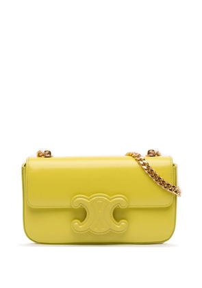 Celine Pre-Owned 2012 Calfskin Cuir Triomphe Chain shoulder bag - Yellow