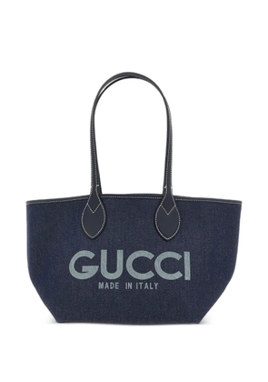 Gucci small Totissima logo-print reversible tote bag - Blue