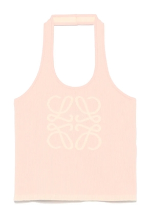 LOEWE Anagram-jacquard top - Pink