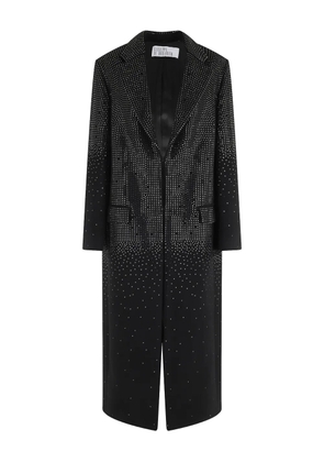 Giuseppe Di Morabito crystal-embellished coat - Black