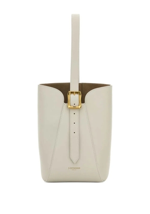 J&M Davidson nano Quiver buckle-fastening leather bucket bag - Neutrals