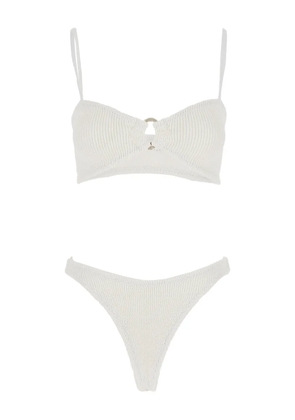 Hunza G Misty pearly-hoop bikini - White