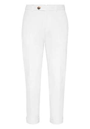 Brunello Cucinelli straight leg trousers - White