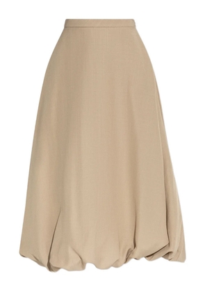 By Malene Birger Aubrey balloon-hem maxi skirt - Neutrals