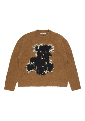 Acne Studios teddy-bear long-sleeve sweater - Brown