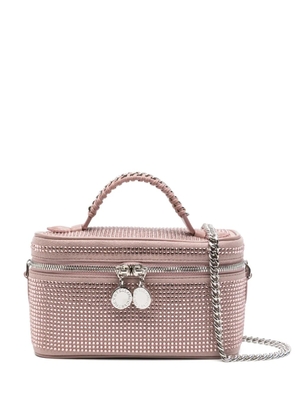 Stella McCartney allover-crystal cross body bag - Pink