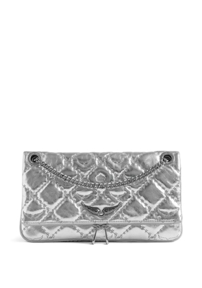 Zadig&Voltaire quilted chain-strap cross-body bag - Silver
