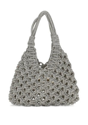 Hibourama small Vannifique tote bag - Silver