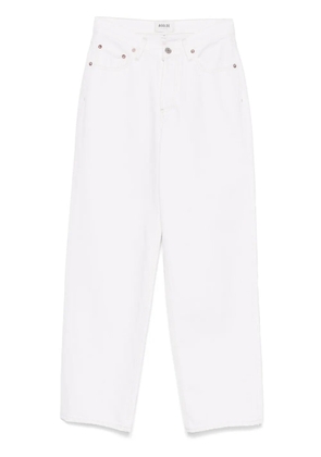 AGOLDE V-Waist Baggy jeans - White