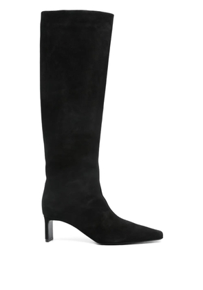 KHAITE 55mm One knee-high boots - Black