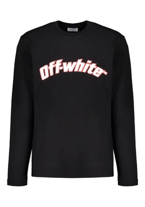 Off-White graphic long-sleeve T-shirt - Black