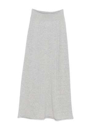 Vanisè cashmere maxi skirt - Grey