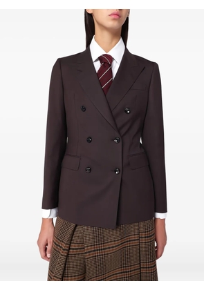 Tagliatore double-breasted jacket - Brown