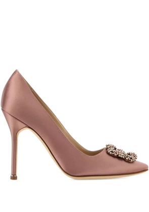 Manolo Blahnik 105mm Hangisi pumps - Pink