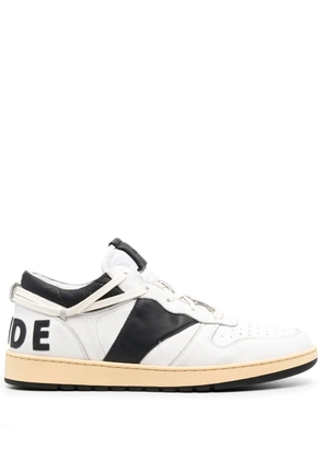 RHUDE logo-lettering sneakers - White