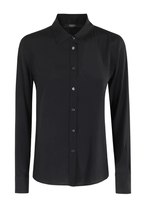 Seventy long-sleeve collared shirt - Black