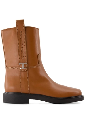 Tod's leather ankle boots - Brown