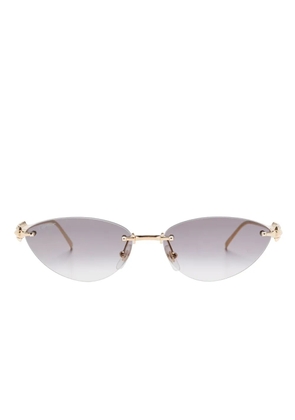 Cartier Eyewear Clash sunglasses - Gold