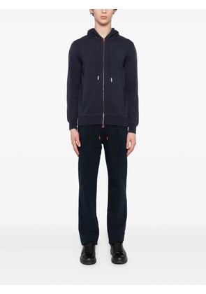 Kiton straight-leg trousers - Blue