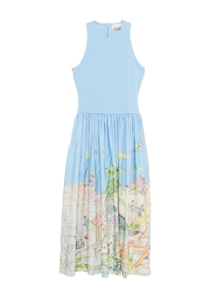 ALEMAIS Anouk Tank midi dress - Blue