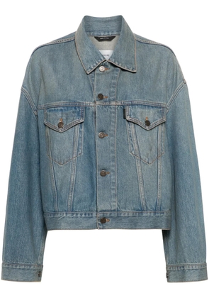 Haikure washed denim jacket - Blue