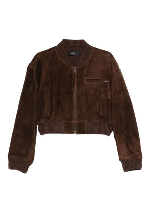 Arma Gritty suede jacket - Brown