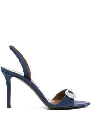 Giuseppe Zanotti 100mm slingback embellished heeled sandals - Blue