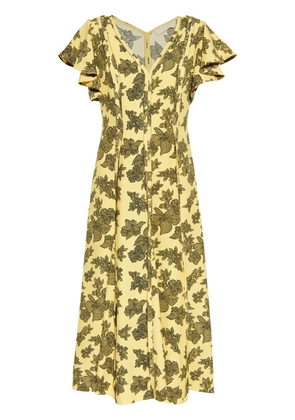 Ulla Johnson Evette maxi dress - Yellow