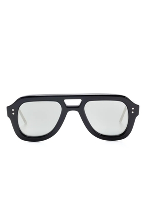 Thom Browne Eyewear pilot-frame sunglasses - Black