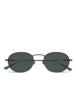 Saint Laurent Eyewear logo-engraved sunglasses - Black