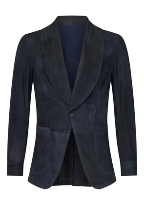 FRANZESE COLLECTION shawl-collar patch-pocket blazer - Blue