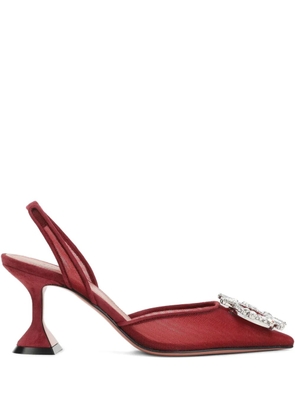 Amina Muaddi 70mm Begum pumps - Red