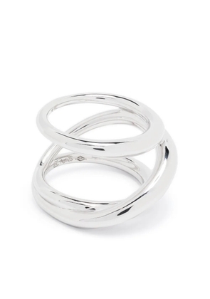 Charlotte Chesnais Triplet polished-finish ring - Silver